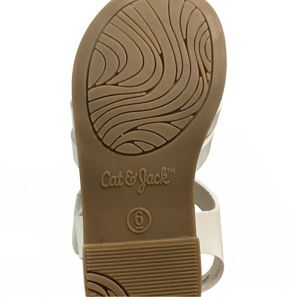 Cat & Jack White Toddler Girl Sandals - Picture 7 of 9